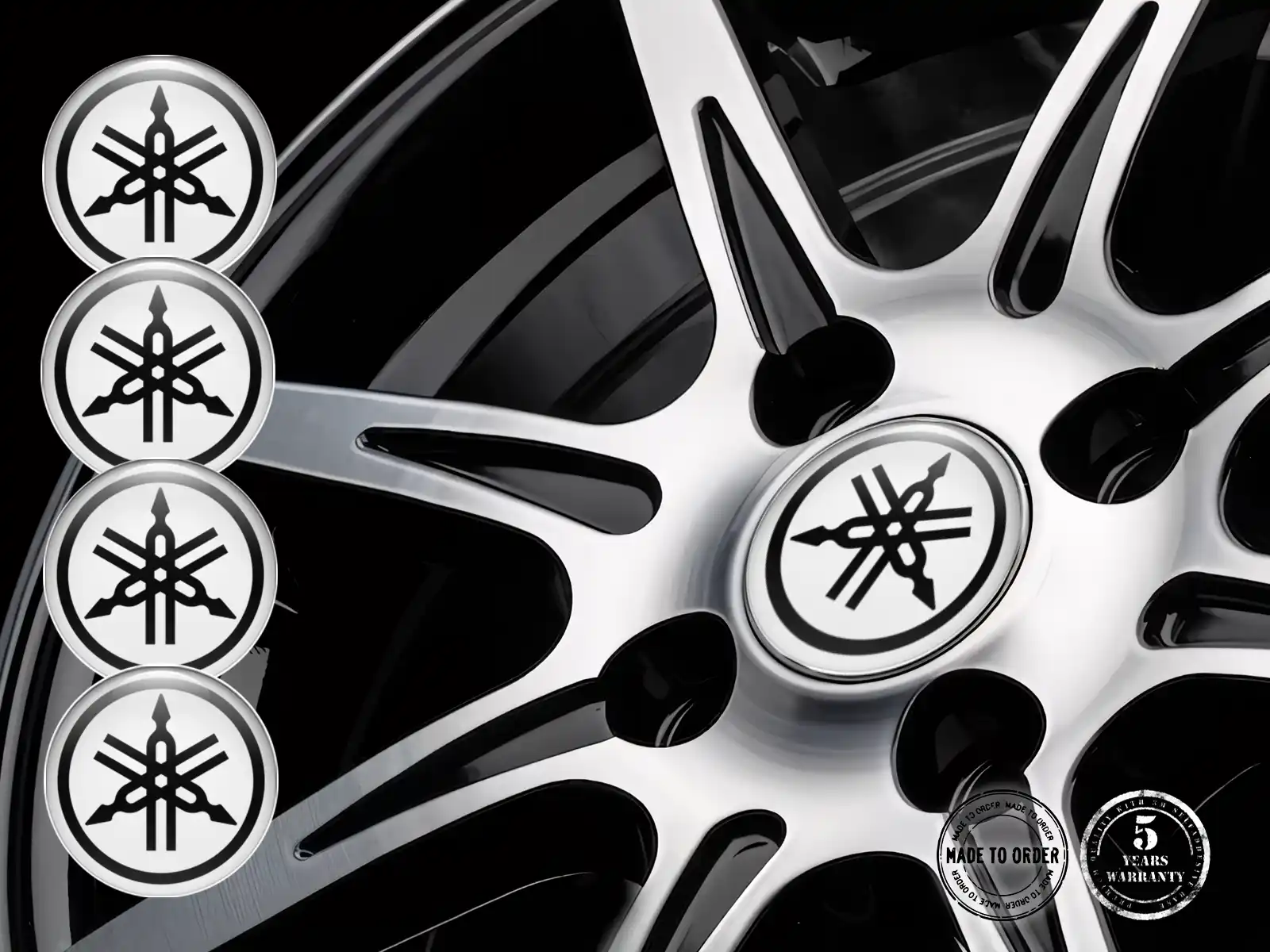 Yamaha Individuelle Dome Aufkleber Premium Radlabels
